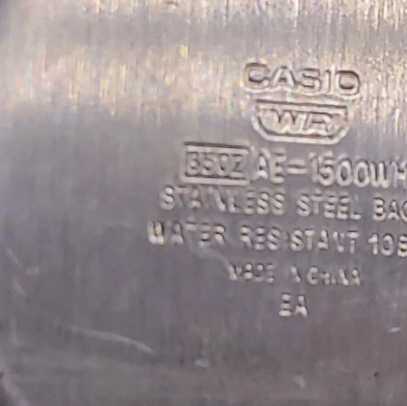 Casio illuminator Ae-1500wh good condition - Picture 6 of 6